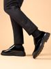 Spring Men Bright Leather Youth British Style Thick Sole Height Increasing Business Fancy Hair Stylist Dress Shoes Big_vogvips.com