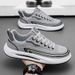 Cross-border Men's Shoe Wholesale: New Mesh Sports Casual Shoes, Breathable, Fashionable, Versatile, Popular Lace-up_vogvips.com