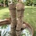 Cowhide Version~Wasteland Style Tassel Knight Thick Heel Over-the-Knee Long Slimming High Tube Boots For Women_vogvips.com