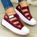 SH Summer New Breathable Mesh Wedge Canvas Casual Sport Non Slip Woman Vulcanize Shoes Platform Women Sneakers S0131_vogvips.com
