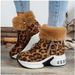 Women's Snow 2023 Winter New Korean Style With Lining For Warmth And Height Increase Trendy Fleece Short Boots_vogvips.com