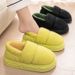 Waterproof Cotton Slippers For Women In Winter 2025, New Couple's Indoor Home, Anti Slip And Warm, Thick Bottom, External Cotton Slippers For Men_vogvips.com