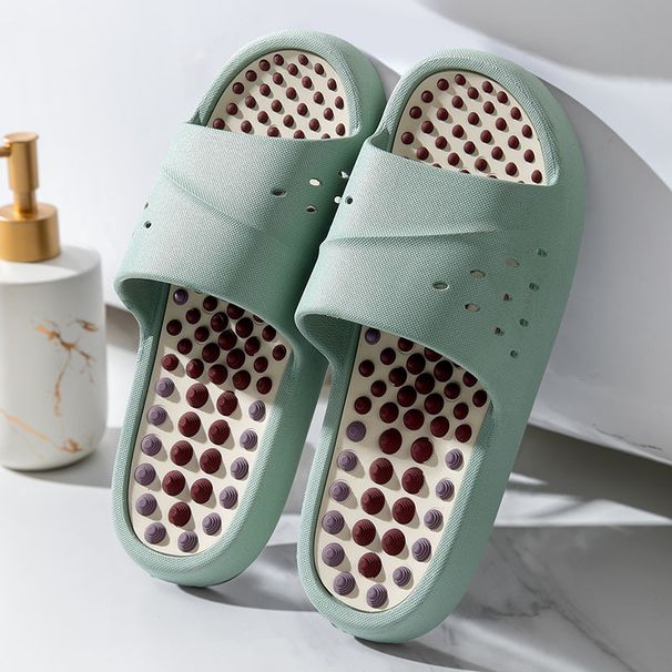 Texture Massage Slippers, Foot Acupoints, Men's And Women's Home Use, Anti Slip Foot Therapy Shoes, Foot Pressure Massage Shoes, Indoor_vogvips.com