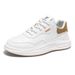 Spring New Breathable White Sneakers Men's Trendy Versatile Thick-Soled Sports Casual Dad Shoes_vogvips.com