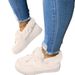 Women's Winter Plush Lined Slip-On Snow Boots With Thick Rubber Sole - Cozy Casual Shoes For Cold Weather In Multiple Colors & Sizes_vogvips.com