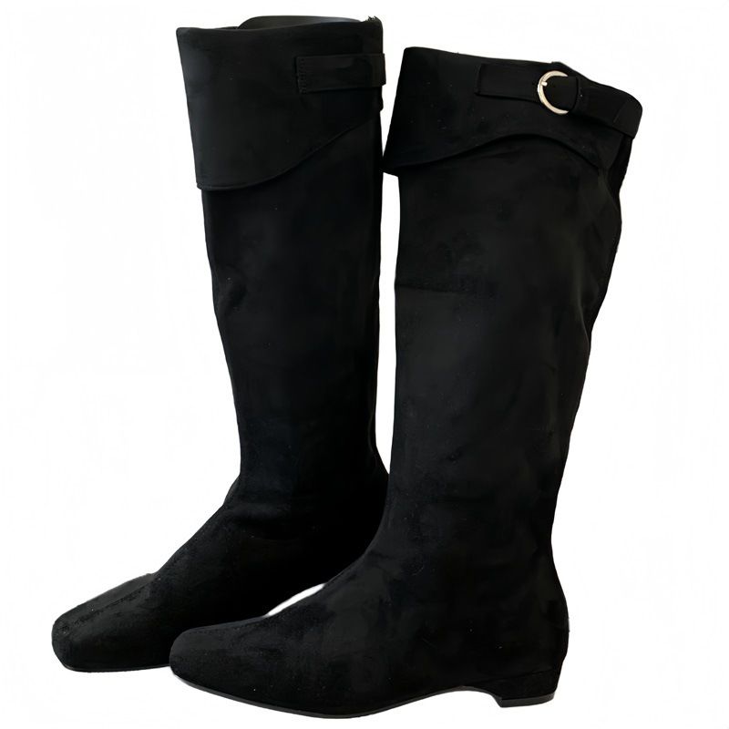 Inner Height Increase Over-the-Knee Slouch Riding For Women Petite High Western Cowboy Long Boots_vogvips.com