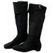 Inner Height Increase Over-the-Knee Slouch Riding For Women Petite High Western Cowboy Long Boots_vogvips.com