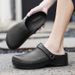Litfun Summer Clogs Slippers For Men New Waterproof Oil-proof Kitchen Chef Outdoor Antiskid Garden Shoes EVA Beach_vogvips.com