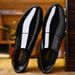 2025 Spring Casual Men's Leather Korean Edition British Business Round Head Soft Soled Shoes_vogvips.com