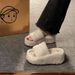 European Style Height-Increasing Thick-Soled Furry For Women, High-End Feel, 2025 New Spring And Autumn Trendy_vogvips.com