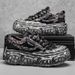 Men's 2025 Summer Hot-Selling Versatile Washed Denim Tire Thick Sole Height-Increasing Sports Casual Dad Shoes_vogvips.com