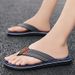 New Beach Herringbone Men In Summer, Non Slip Clip On Feet, Casual Sandals For Outdoor Wear, Trendy Thick Soled Men's_vogvips.com