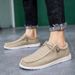 Plus-size canvas casual shoes Men's loafers Cloth shoes Fisherman shoes_vogvips.com
