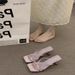 French Chic Stiletto Sandals: New Crossover Strap Open-toe Slippers For Women - Perfect For Summer, Fairy-tale Heels_vogvips.com
