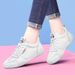 Genuine Leather Women's Sneakers 2025 New Spring Summer Fashion Flat Shoes Soft Sole Comfortable Casual Sneakers_vogvips.com