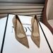 2025 Autumn New High-Heeled Shoes: Elegant Pointed-Toe Shallow Suede Slip-On Commuting Heels_vogvips.com