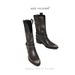Vintage Star Dirty Martin 2024 Autumn Winter Western Cowboy Knight Distressed Short Boots Motorcycle Style_vogvips.com
