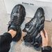 Men's Spring All-match Leisure For Teenagers Running, Non-slip Travel Sports, Thick Soles, Height-enhancing White Daddy_vogvips.com