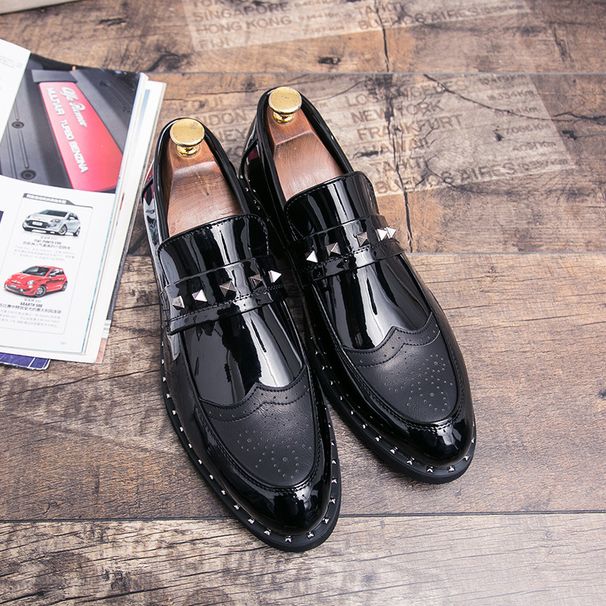 Men's Summer Genuine British Style Soft Business Casual Versatile Thick Sole Leather Shoes_vogvips.com