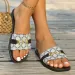Designer New Arrival Womens Slippers 2026 Spring Summer Hit Fashion High End Metal Buckle Flat Sandals Lightweight And_vogvips.com