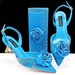 Women’s Shoes women's shoes and bags, handmade flower decoration, high temperature hot diamond, satin high heels, simple and elegant suit_vogvips.com