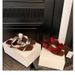 Grape Mom's Style Women's Chunky Heel Sandals 5.5cm Elegant Square Toe Single Strap Open Toe Wedge Shoes for Summer_vogvips.com