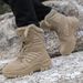 Mountaineering Shoes With Plush Snow Boots, Men's Thick And Warm Cotton Shoes, Field Army Boots_vogvips.com