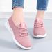 Women's For Spring Autumn, Casual Running Shoes With Soft Soles, Mesh Fabric, Fly-knit Breathable Sneakers, Lightweight,_vogvips.com