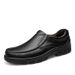 Euro Step 2019 New Men's Leather Low-top Men Loafers Soft Sole Large Size Dad Shoes_vogvips.com