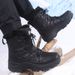 Winter Men's Snow Boots With Plush Ulation Cotton Shoes For Sports, Windproof, Lace Up, Wear-Resistant, Outdoor Large_vogvips.com