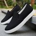 Women's Shoes White Sneakers For Men And Women Summer Flat Slip-On Non-Slip Nurse Shoes Pure White And Black Work Shoes_vogvips.com