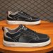 Men's 2025 Summer New Mesh Breathable Sports And Leisure Men's Low Cut Black Trendy Versatile Board Shoes_vogvips.com