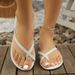 Foreign Trade Cross-border European American Flip-flop Beach Sandals, New Summer Style, Versatile For Vacation And_vogvips.com