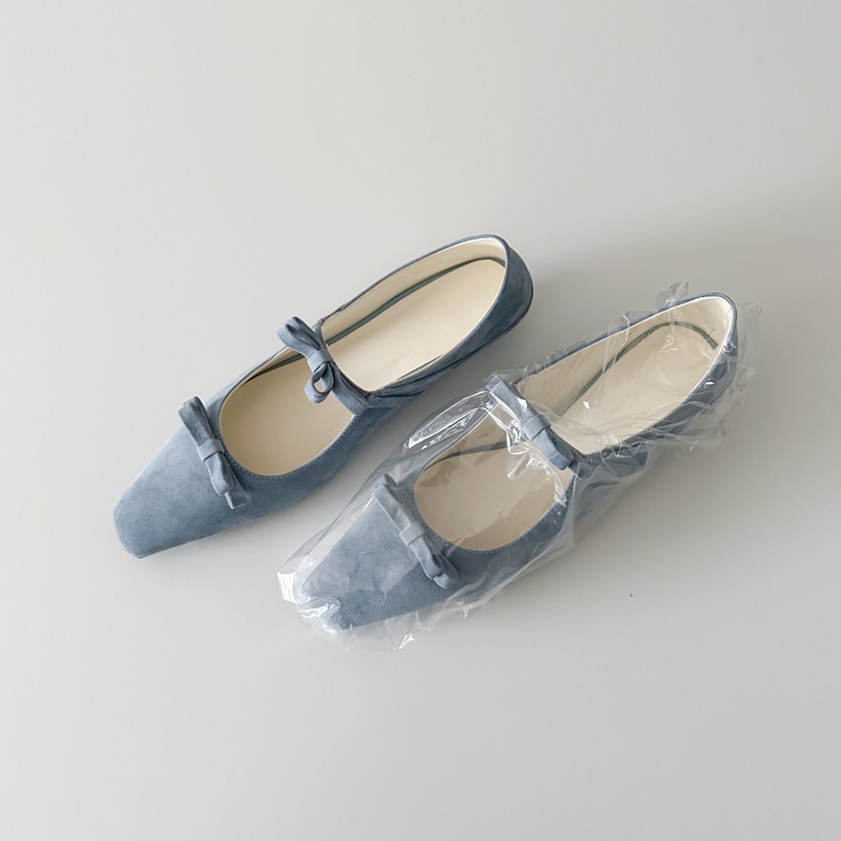 Sheepskin Version Gentle Square Head Bowknot Small Shoes For Women Low Heel Shallow Mouth One Strap Temperament Mary Jane Shoes_vogvips.com