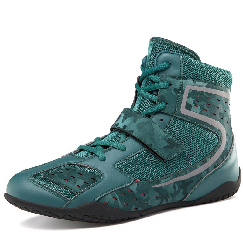 New Boxing Shoes Men's Wrestling Shoes Fighting Shoes Comprehensive Training Shoes High Top Women's Squat Shoes_vogvips.com