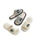 Highly Stylish Spring Autumn Trendy Floral Linen Indoor Slippers, European And American Style Summer Home Fabric_vogvips.com