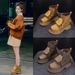 Martin Boots Women's Retro Casual Simple Versatile Short Boots Travel Mountaineering Rhubarb Boots_vogvips.com