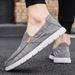 Men's Leisure Lightweight Fashionable Solid Color Spring And Autumn, Comfortable, Anti-Slip And Breathable Loafers_vogvips.com