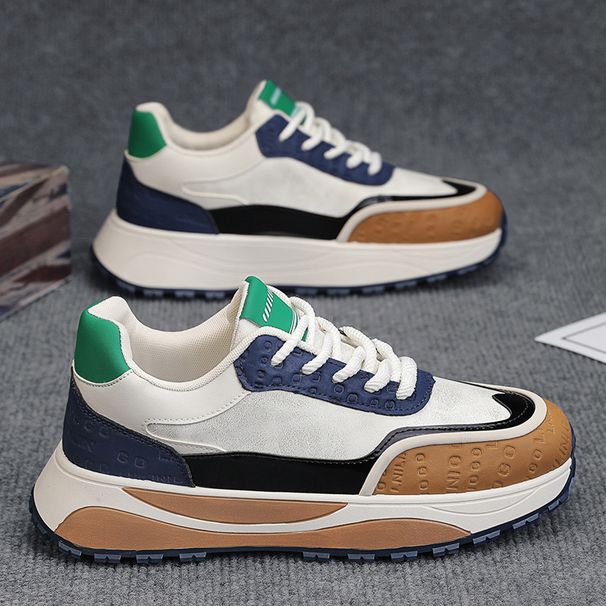Gump Winter Men’s Shoes:sporty, Thick-soled, Fleece-lined And Extra-thick Leather Casual Work Dad-style Trendy Shoes; Warm Cotton Boots For 2025._vogvips.com