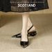 Luxurious And Sophisticated 2026 New Model Chunky Heel High-heeled Shoes For Women, Niche Metal Anti-kick Toe Summer_vogvips.com