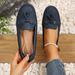 Women's Comfortable Loafers Slip-On Casual Shoes With Soft Rubber Sole For Spring Autumn (Navy, Brown, Pink, Gray, Black, White, Khaki)_vogvips.com