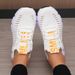 Women's Sports Shoes Mesh Lightweight Soft Sole Jogging Strap Breathable Fashion Sports Walking Casual Tennis Flat Shoes For Men_vogvips.com