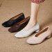 Bodisi New Design Sense Niche French Women's Pumps Shallow Mouth Chunky Mid Heel Korean Version Little New Style_vogvips.com