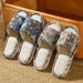 Linen Slippers For Women, Spring And Autumn, Home Use, Couple's Indoor Silent Non-slip All-season Cotton And Linen Slippers For Men, Suitable For Guesthouses And Hotels_vogvips.com