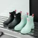 Womens Short Waterproof Rain Boots Non Shock Absorbing Slip Rubber Chelsea Style_vogvips.com