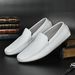 Live Broadcast Genuine Leather Plush Moccasins Trendy Casual Leather Shoes Cowhide Slip-On Driving Fashion Shoes Large S_vogvips.com