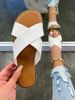 2025 Flat Bottomed Casual Leopard Print One-piece Rhinestone Women's Cool Slippers Plus Size_vogvips.com