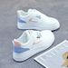 Ins Mesh White Sneakers Women 2023 Spring New Breathable Thick-Soled Korean Style Board Shoes For Fem Students_vogvips.com