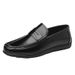 2026 New Business Casual Leather Low-top Men's Comfortable Soft Sole Summer Slip-on Loafers Work Shoes_vogvips.com