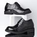 Euro Step New Style Top Layer Sheepskin Brogue For Men, Large Toe Business Formal Shoes, Men's Casual With 8cm Hidden Wedge,_vogvips.com